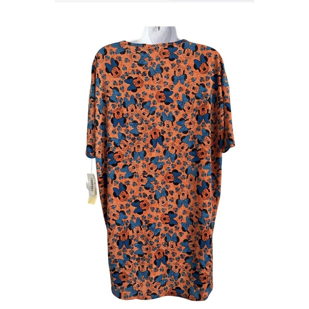 NWT! Women's XS Disney Orange Blue Minnie Mouse IRMA Tunic by Lularoe - Picture 7 of 8